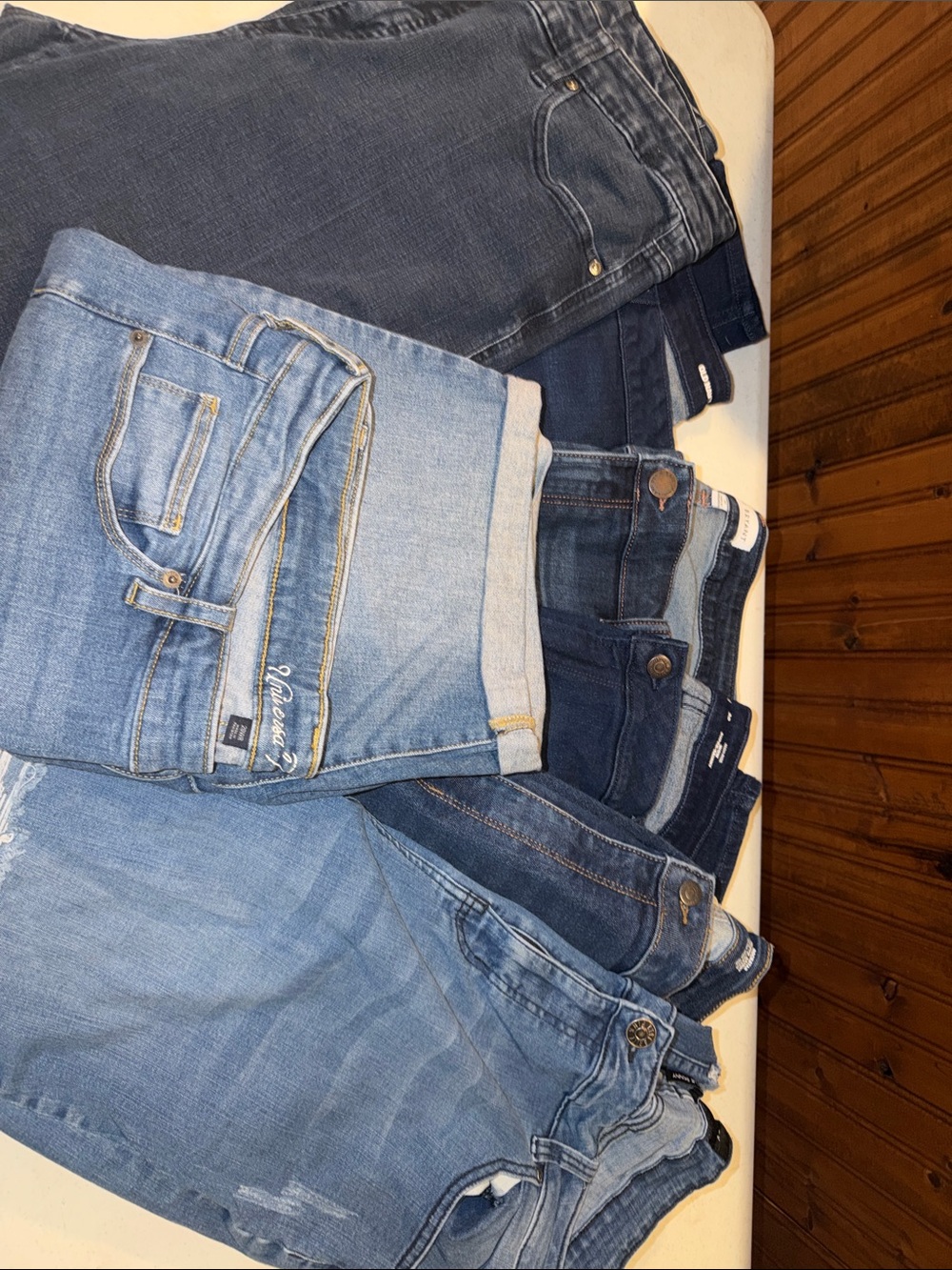 Women’s bulk bottoms 6 jeans 1 pair shorts size 20